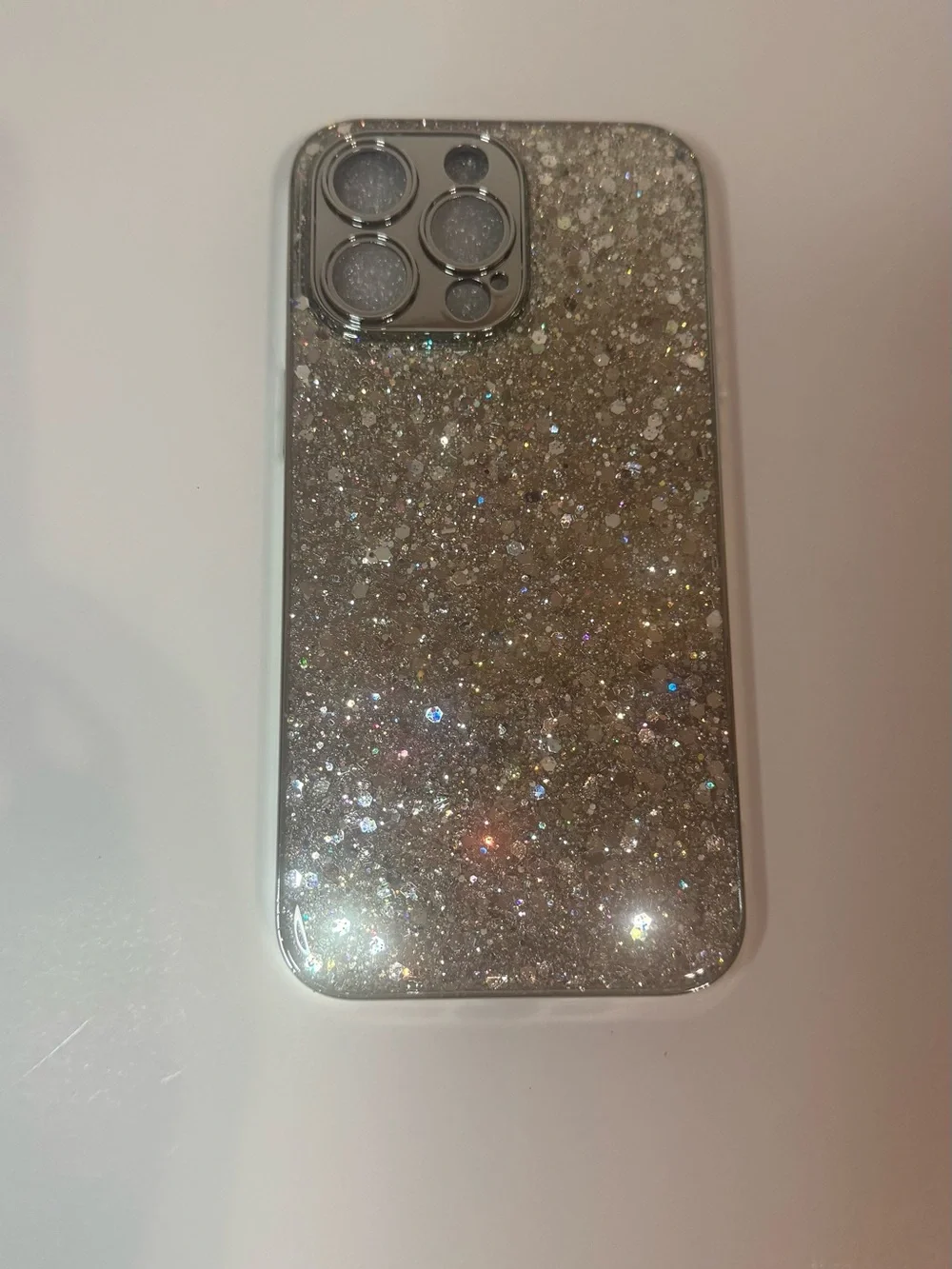 NWT Set of 2 Glitter Sparkle iPhone Cases; iPhone 15 pro max
